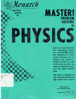 Image of Physics, master problems solving in