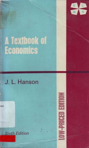 Image of A Textbook Of Economics