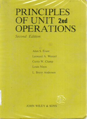 Image of Principles of Unit Operations